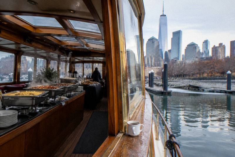 Holiday Brunch on Classic Boat