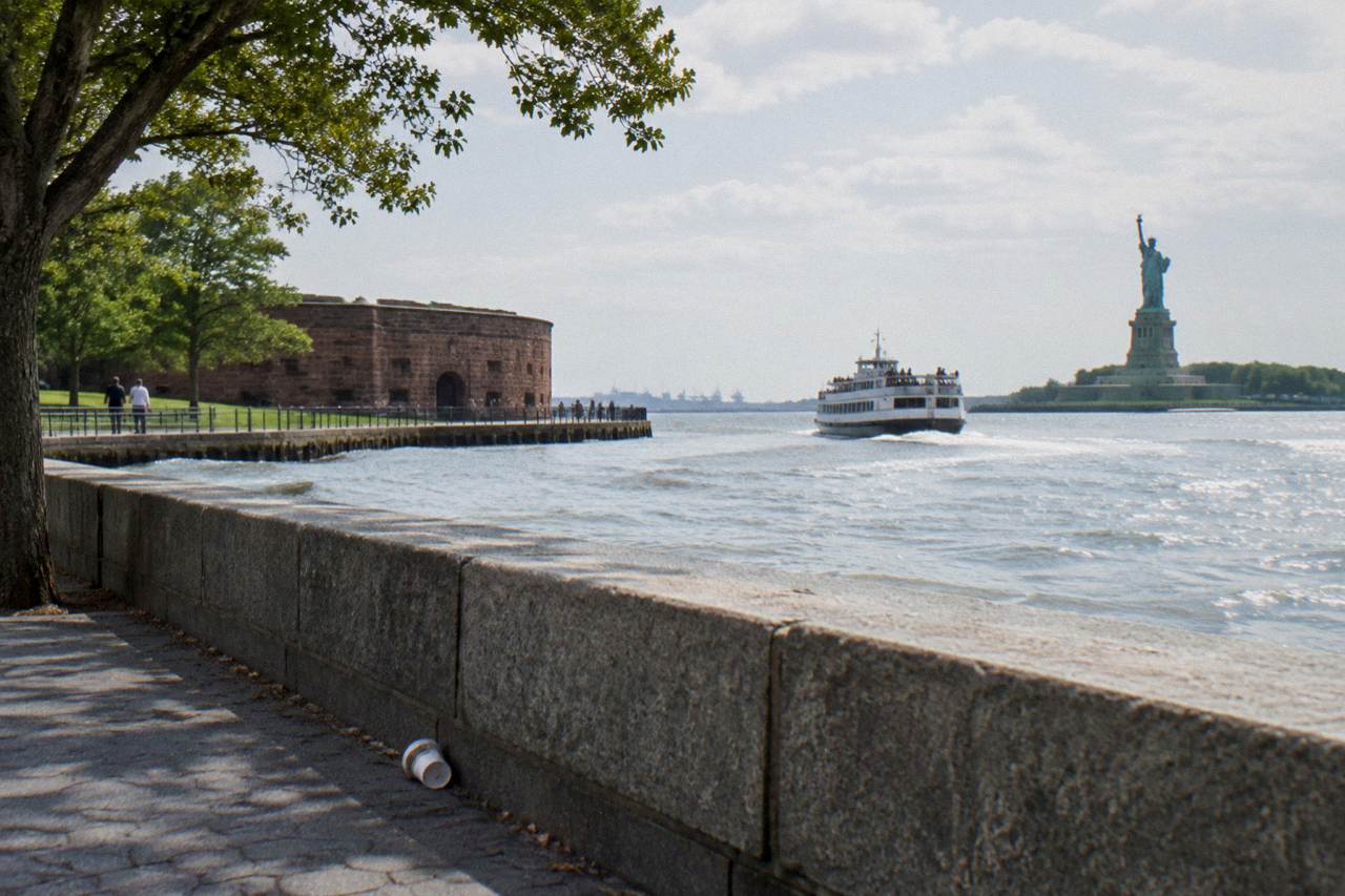 statue of liberty cruises on the Hudson River